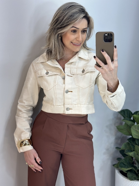 Jaqueta Cropped Jeans Lua - comprar online