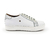Zapatilla de cuero. Color blanco.