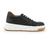 Zapatilla de cuero. Color negro.