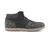Zapatilla de cuero color negro