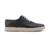 zapatilla de cuero negro
