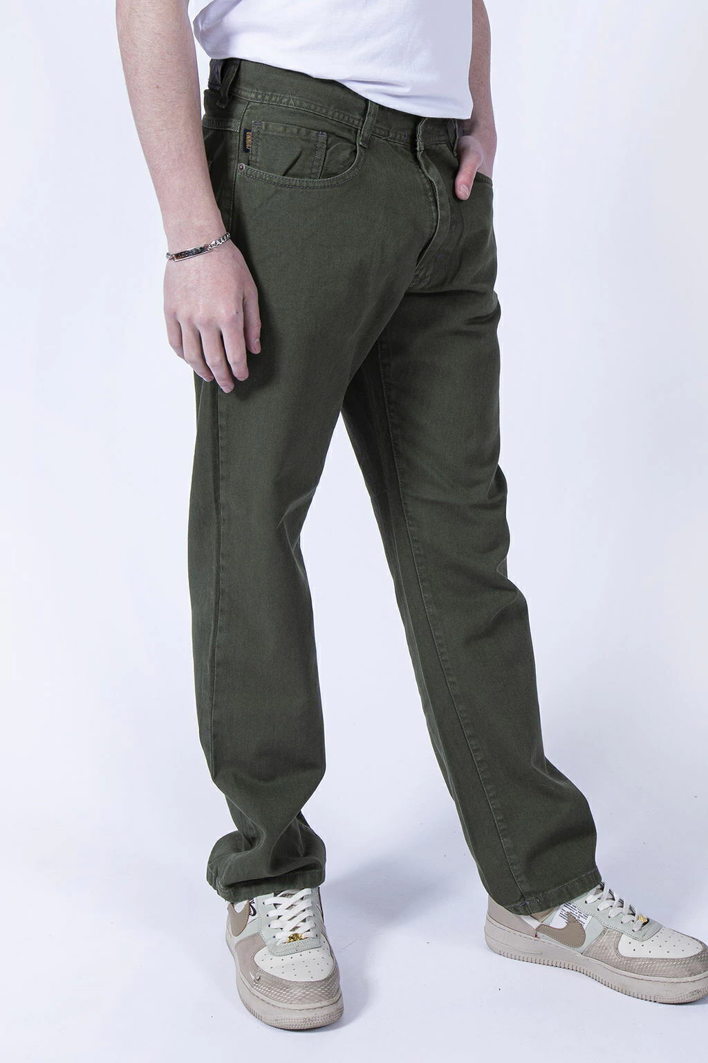 PANTALON CROPPED VINTAGE MILITAR