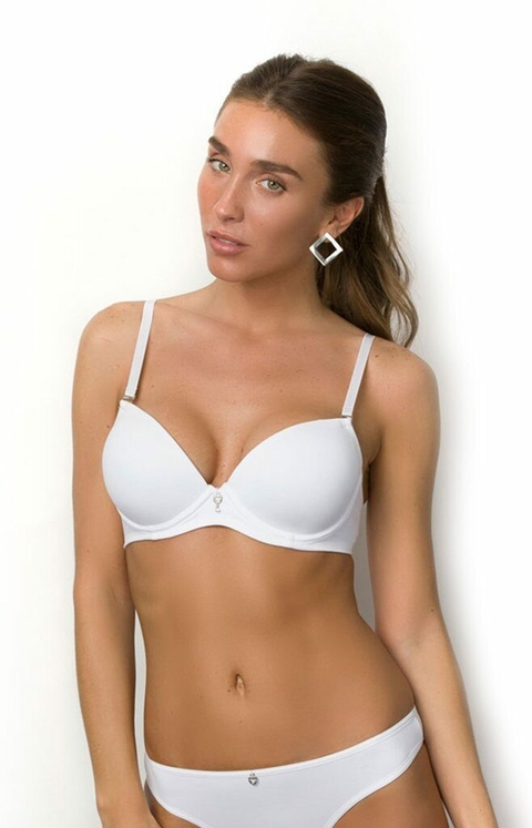 CORPIÑO TAZA SOFT CON ARO DE MICROFIBRA PUSH UP (91 PETER PAN)