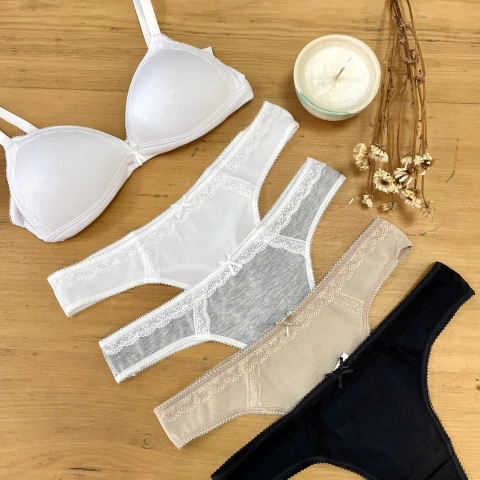 COLA LESS ALGODON Y LYCRA CON PUNTILLA (2109 PETER PAN)