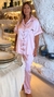 Pijama Dalia rayado manga corta Talle Grande - WeDress