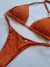 BIQUINI SEMIFIO REGULÁVEL TERRACOTA - Menina Salgada Biquinis - Moda praia feminina
