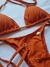 BIQUINI SEMIFIO LACINHO TERRACOTA - Menina Salgada Biquinis - Moda praia feminina
