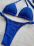 BIQUINI SEMIFIO REGULÁVEL AZUL ROYAL - Menina Salgada Biquinis - Moda praia feminina