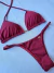 BIQUINI SEMIFIO REGULÁVEL MARSALA - Menina Salgada Biquinis - Moda praia feminina