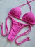 BIQUINI SEMIFIO LACINHO ROSA CHICLETE - comprar online