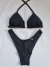 BIQUINI ASA DELTA CONFORT PRETO - Menina Salgada Biquinis - Moda praia feminina