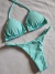 BIQUINI SEMIFIO REGULÁVEL AZUL PRAIA - Menina Salgada Biquinis - Moda praia feminina