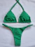 BIQUINI SEMIFIO REGULÁVEL VERDE BANDEIRA - Menina Salgada Biquinis - Moda praia feminina