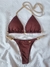 BIQUINI SEMIFIO REGULÁVEL MARROM/NUDE - loja online