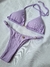 BIQUINI SEMIFIO REGULÁVEL LILÁS CANDY - Menina Salgada Biquinis - Moda praia feminina