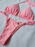 BIQUINI SEMIFIO REGULÁVEL ROSA CANDY - Menina Salgada Biquinis - Moda praia feminina