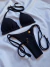 BIQUINI SEMIFIO LACINHO PRETO - Menina Salgada Biquinis - Moda praia feminina