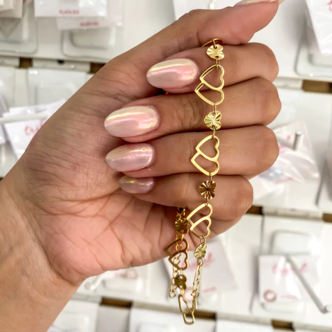 Tobillera Corazoncitos (07800)