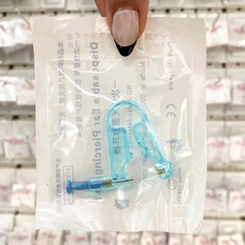 Pistola Abridora Acero Dorado (09750)