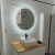 Espejo Redondo Doble Franja Con Led - comprar online