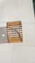 Lampara Techo Colgante Moderna Recta Nórdico Mdf - 40cm x 25cm - tienda online