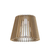 Lampara Techo Colgante Moderna Cónica Nórdico Mdf - 35 x 30cm