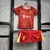 Kit Infantil Nike Liverpool I 24/25 - Titular Vermelho na internet