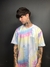 Camiseta Tie Dye Amarelo/Rosa