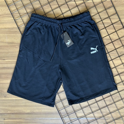 Bermuda Puma Essentials Moletom Preta - comprar online