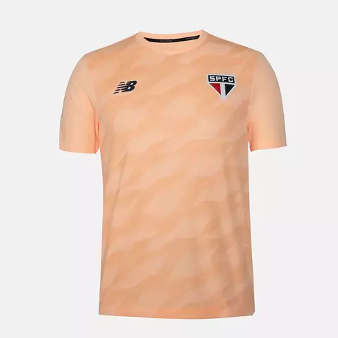 Camisa New Balance São Paulo Treino 2024 - Pronta Entrega Laranja
