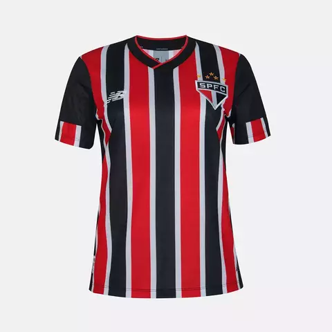 Camisa Feminina São Paulo II 2024 - Babylook Tricolor