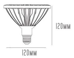 Lampara Led Par 38 220v 9w E27 en internet