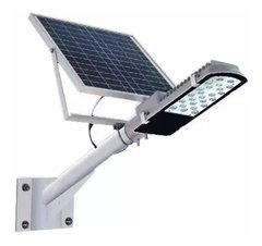 Lampara Led Reflector 24w Equivale A 240w Con Brazo Panel Solar Control Remotol Y Fotocelula - comprar online