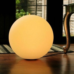 Esfera Luminosa Lampara Piso Luz 35cm Con Lampara Y Cable Oslo