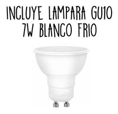 Riel 1 Metro 2 Luces Incluye Spot + Lampara Led 7w Completo - comprar online