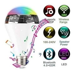 Lampara Led Smart + Musica + Rgb 10w Bluetooth - comprar online