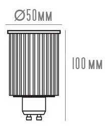 Lampara Dicroica Led 9w Gu10 Luz Calida O Fria 220v - Minimal Iluminacion