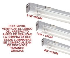 Tubo Liston Bajo Alacena T5 13w Mesada Frio No Led - comprar online