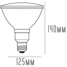 Lampara Par 38 24w Blanco Verde Amarillo Para Estaca Jardin - comprar online