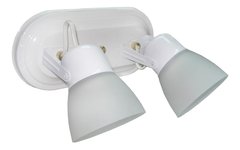 Aplique Spot 2 Luces Moderno Apto Led Vidrio Techo Pared - comprar online