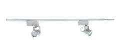 Riel 1 Metro 2 Luces Incluye Spot + Lampara Led 7w Completo