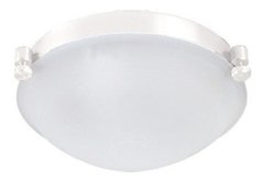 Plafon De Techo Vidrio 22cm Redondo Apto Led