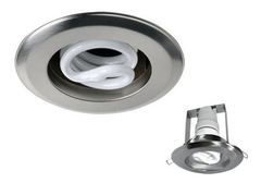 Spot Plafon De Embutir Para Lampara Led E27 Acero