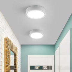 Plafon Led Techo Redondo Ideal Baño Aplicar Para Lamparas Anti Oxido - Minimal Iluminacion