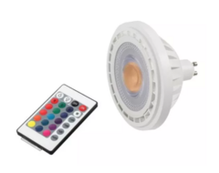 Lampara Ar111 Rgb Led Colores Multicolor Deco Control Remoto