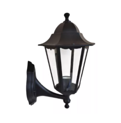 Farol Aluminio 6 Caras Para Jardin Exterior Farol Led Grande