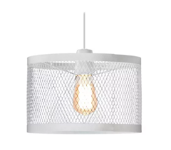 Lampara Colgante Vintage Industrial Reja Led Grande