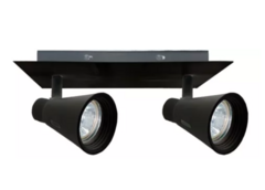 Aplique Spot Living Cocina Apto Led 2 Luces Techo Pared