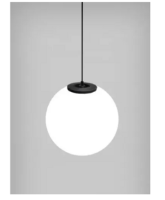 Colgante Esfera Globo Moderno Oslo Apto Led 1 Luz Grande - Minimal Iluminacion