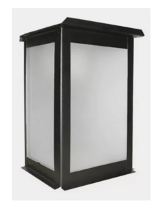 Farol Luz Pared Grande Abierto Chapa Anti Insecto - comprar online